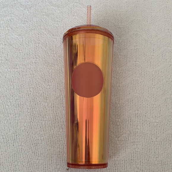 Starbucks Other - Starbucks Rose Gold Dome Lid Reusable Tumbler